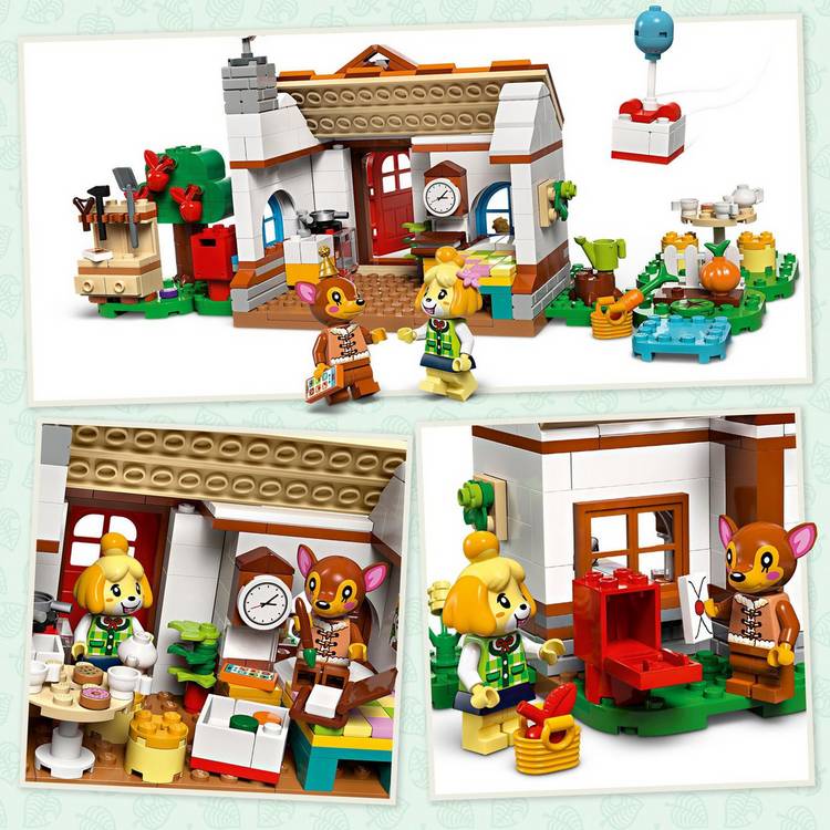 LEGO Animal Crossing Isabelle's House Visit building set 77049, imported from the UK