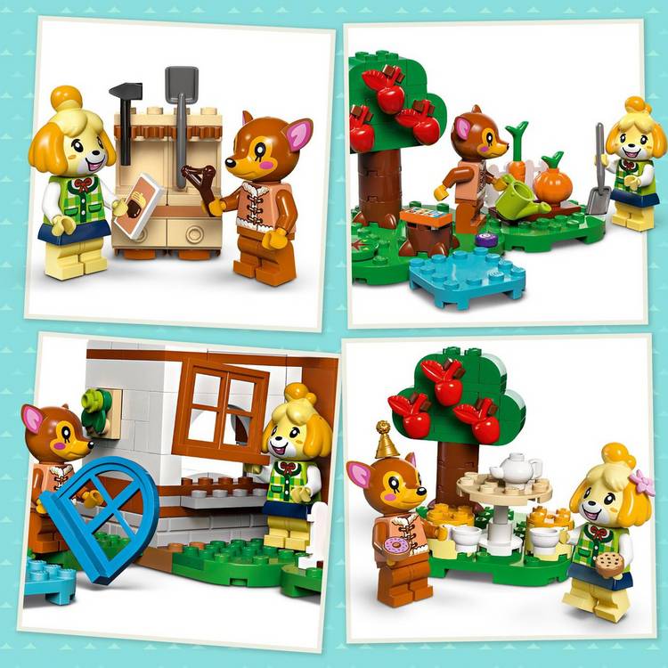 LEGO Animal Crossing Isabelle's House Visit building set 77049, imported from the UK