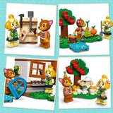 LEGO Animal Crossing Isabelle's House Visit building set 77049, imported from the UK