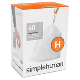 Argos Simplehuman 35L Code H Bin Liners - Pack of 60- Buy online at McGrocer