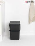 Brabantia grey waste bin 25L - British product
