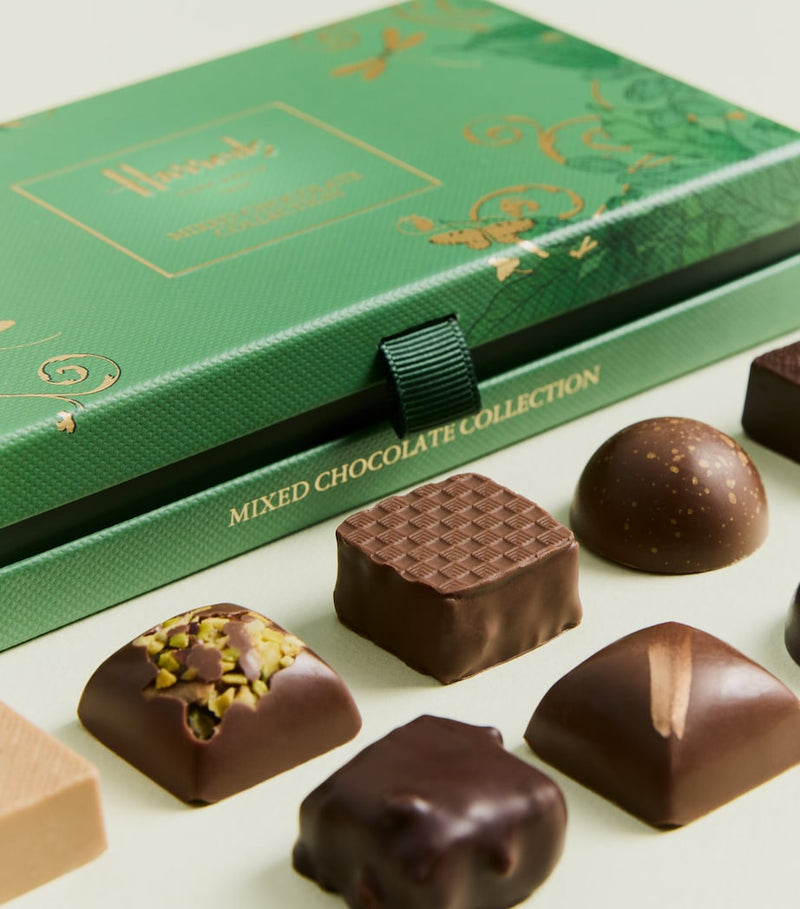 Harrods mixed chocolate selection box 8 pieces, UK version