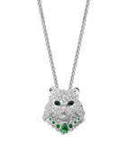Boucheron white gold diamond cat necklace, UK version