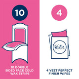Veet Pure Inspiration Face Sensitive Wax Strips 20 (British brand)