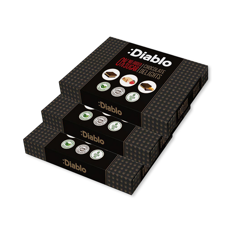 Diablo assorted chocolate delights gift box 115g, UK version