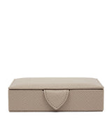 Harrods Smythson Small Panama Leather Jewellery Box- Buy online at McGrocer