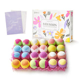 Livingandhome DIY three-layered bath bombs 24 pieces, UK version