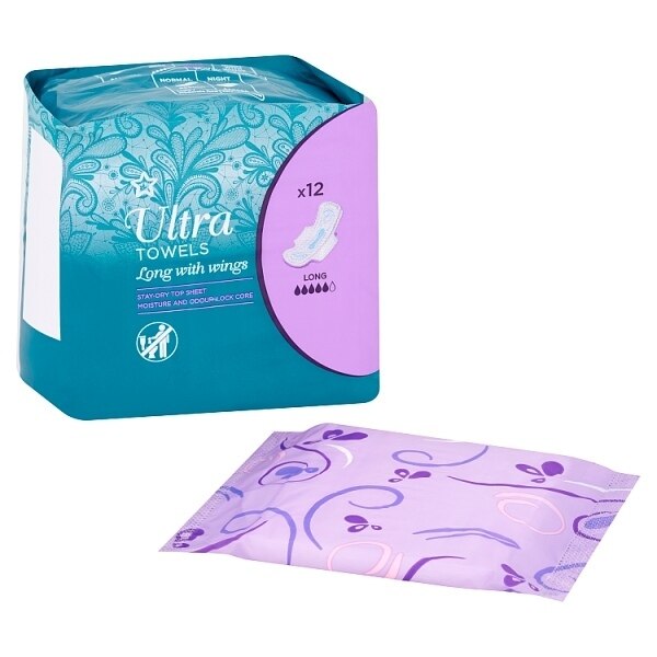 Superdrug Super Ultra Winged Panty Liners X12 GOODS Superdrug