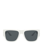 Versace Wayfarer sunglasses ivory gold-tone logo acetate - British product