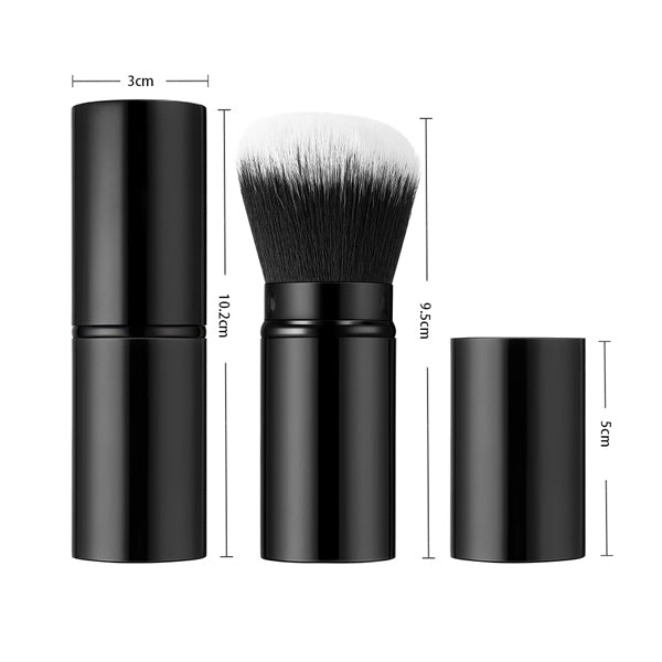 Livingandhome portable black makeup brush, UK version