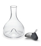 Georg Jensen wine carafe with stainless steel stopper, UK version