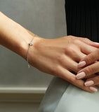Boodles triple charm bracelet diamond white gold (British brand)