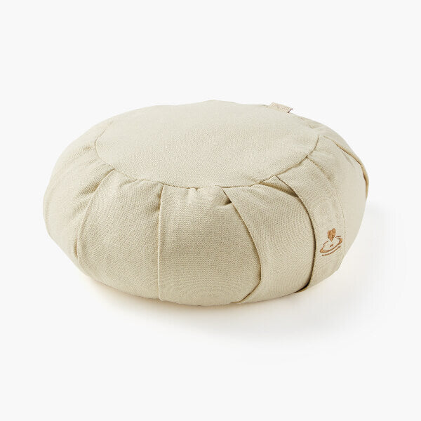 Myga Zafu meditation cushion in Sand - British product