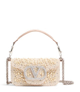 Harrods Valentino Garavani Small Embellished Locò Shoulder Bag- Buy online at McGrocer