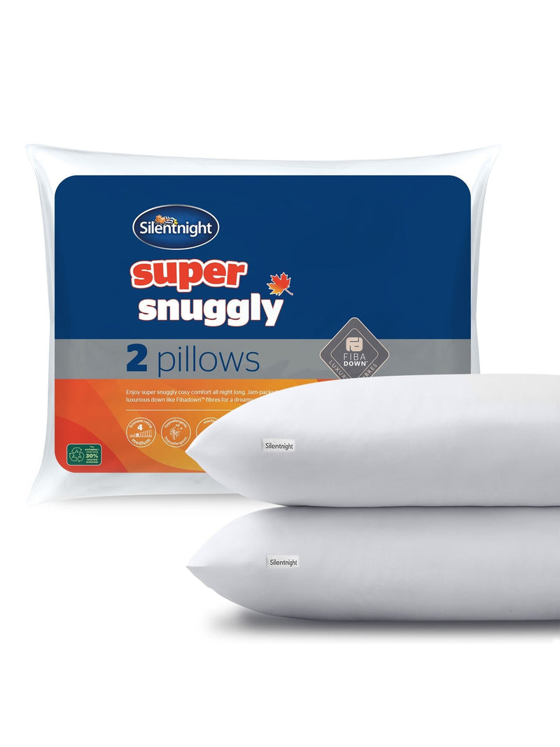 Silentnight So Snug Medium Pillows 2 Pack (British brand)