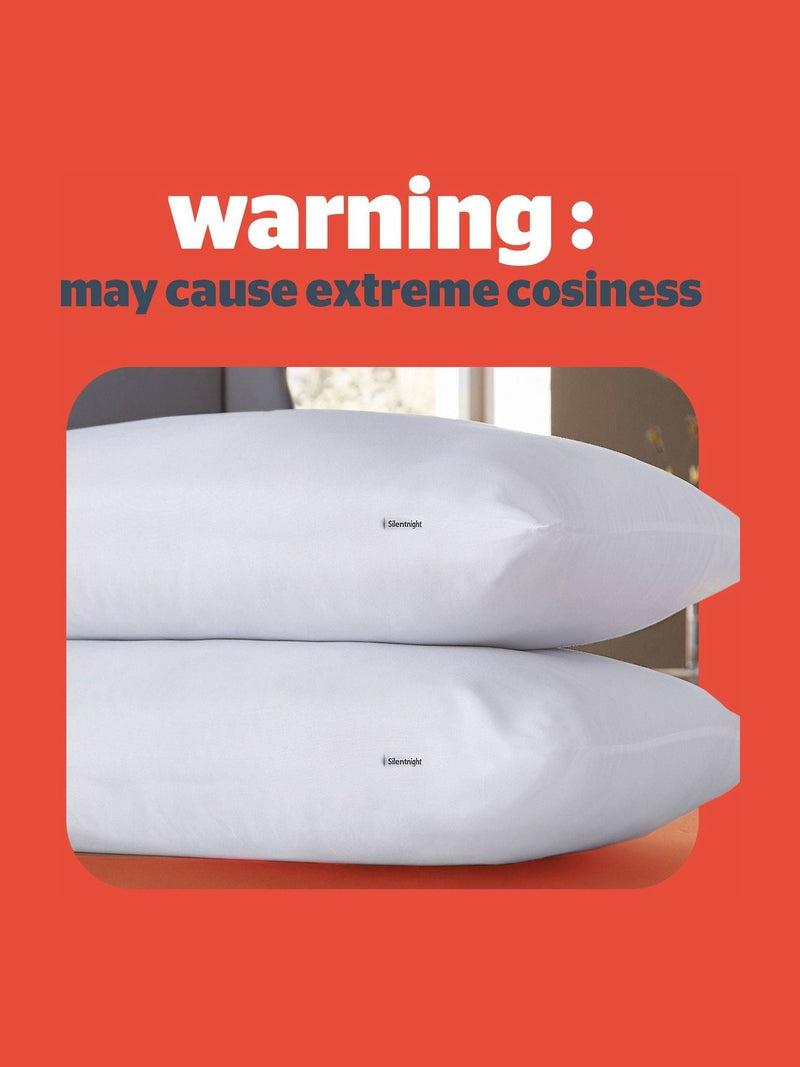 Silentnight So Snug Medium Pillows 2 Pack (British brand)