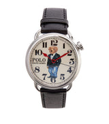 Harrods Polo Ralph Lauren Stainless Steel Tuxedo Polo Bear Watch 42mm- Buy online at McGrocer