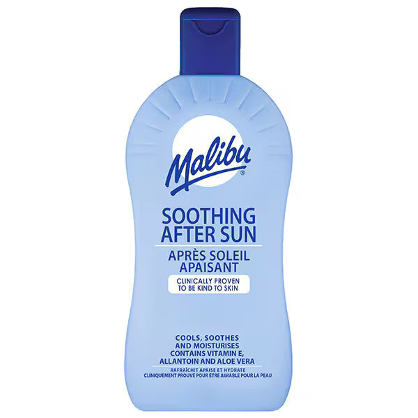 Malibu aftersun lotion with Aloe Vera 400ml, imported from the UK