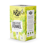 Holland & Barrett Heath & Heather Organic Fennel Tea 20 Tea Bags- Buy online at McGrocer