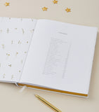 Blush and Gold pregnancy journal - British product