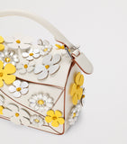 LOEWE Puzzle bag small daisy-embellished - British product