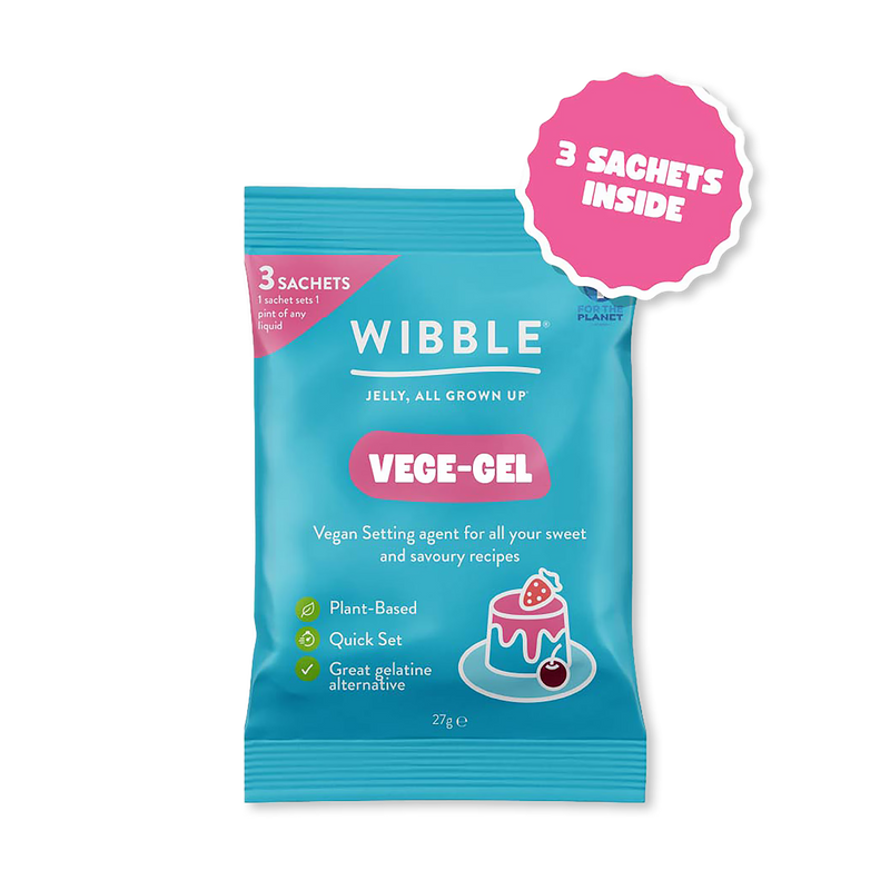 Wibble Foods Vege-Gel 25g vegan gelatin alternative (British brand)