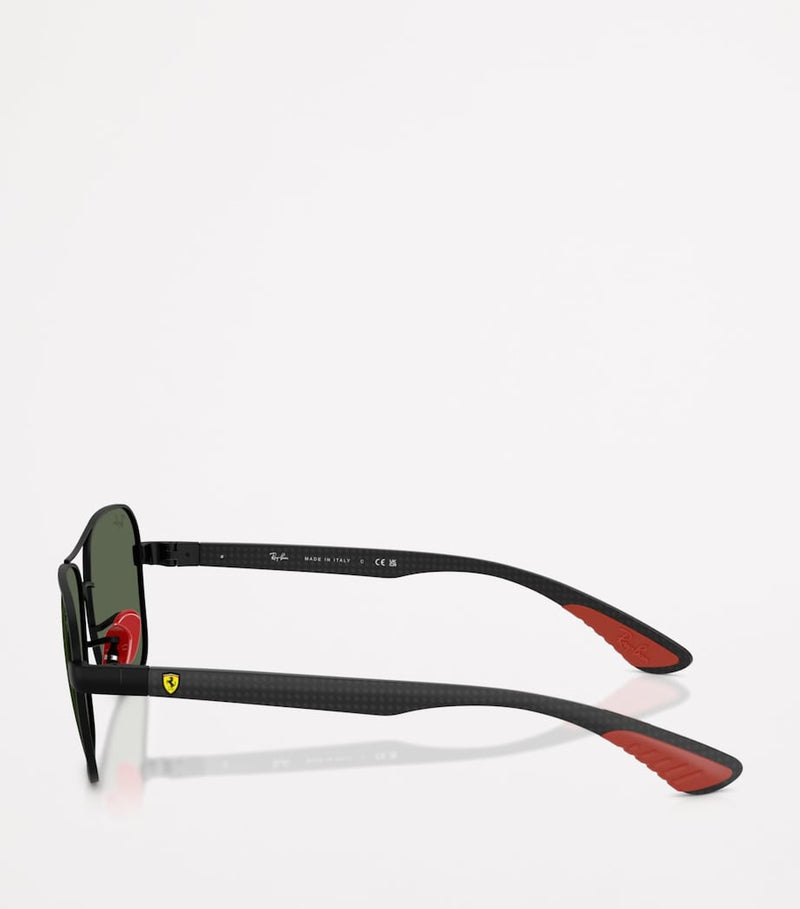 Ray-Ban x Scuderia Ferrari RB8336M square sunglasses, imported from the UK