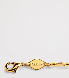 Anni Lu gold-plated beaded asymmetrical bracelet (British brand)