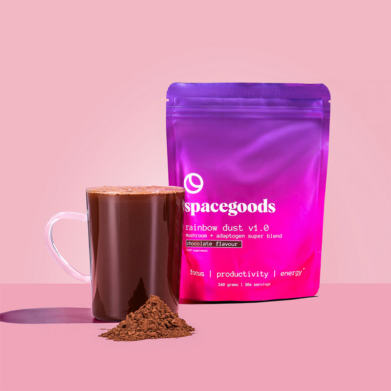 Spacegoods Rainbow Dust chocolate superfood powder 240g - British product