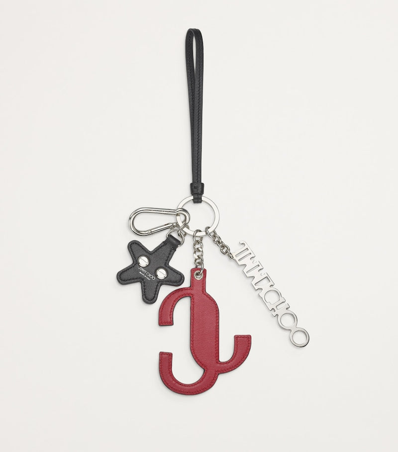 Jimmy Choo logo bag charm 15cm, imported from the UK