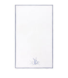 Yves Delorme Couture organic cotton bath sheet with seaweed embroidery 120cm x 160cm (British brand)