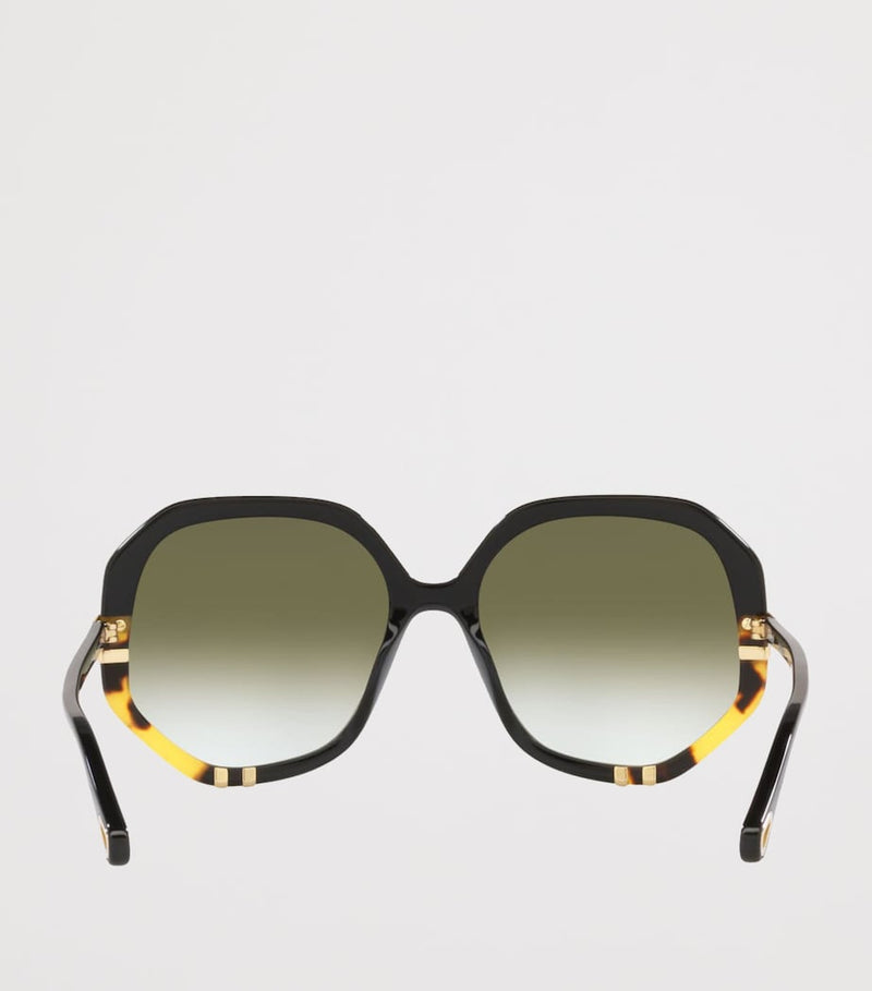 Chloé rectangle sunglasses, imported from the UK