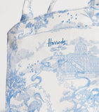 Harrods small toile print tote bag - UK version