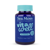 Holland & Barrett Vitawell Sea Moss Gummies Mixed Berry Flavour Food Supplement 60s- Buy online at McGrocer