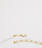 Monica Vinader Nomade necklace in gold vermeil and pearls (British brand)