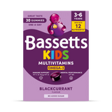 Holland & Barrett Bassetts Kids Multivitamins 3-6 Omega-3 Blackcurrant Gummies 30 Count- Buy online at McGrocer