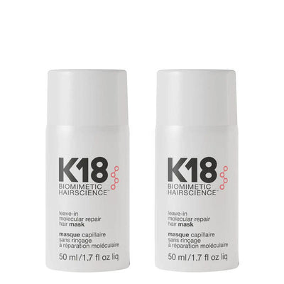 Superdrug K18 Leave-In Molecular Repair Hair Mask 50ml Duo- Buy online at McGrocer