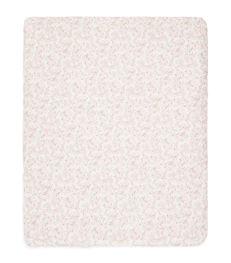 Tartine et Chocolat cotton floral print baby blanket (British brand)
