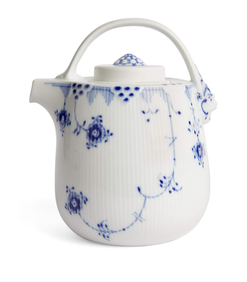 Royal Copenhagen floral print teapot 950ml, imported from the UK