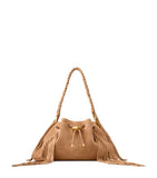 Jimmy Choo medium suede cinch bucket bag (British brand)