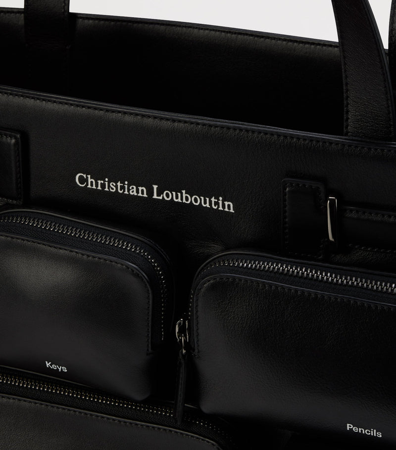 Christian Louboutin tactical leather tote bag, imported from the UK
