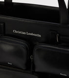 Christian Louboutin tactical leather tote bag, imported from the UK