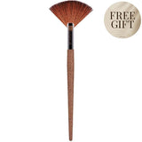 Superdrug Dr Botanicals Coffee Ground Fan Brush Makeup Brush- Buy online at McGrocer