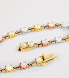 Spinelli Kilcollin Aysa bracelet mixed gold diamonds (British brand)