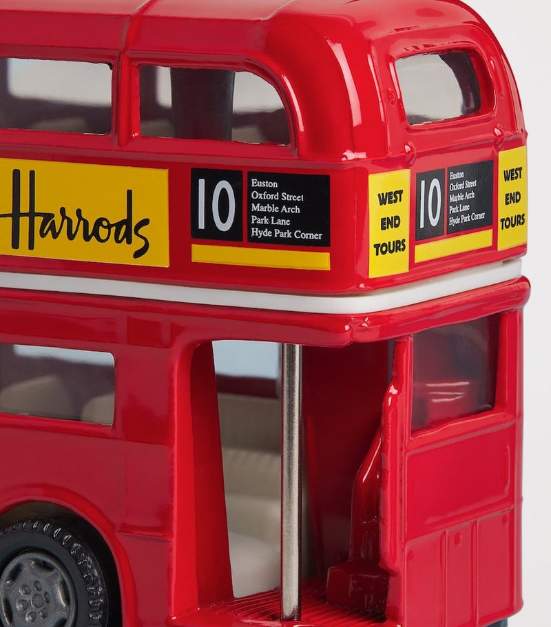 Harrods double decker bus model 8.5cm x 5.5cm x 4.5cm - British product