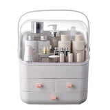 Livingandhome Makeup Organizer Transparent 3-Drawer 35.5cm H, UK version