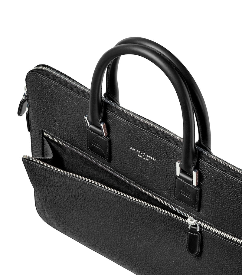 Aspinal of London Connaught briefcase leather, UK version
