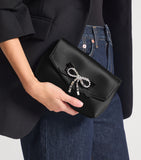 Jimmy Choo satin bow mini handbag (British brand)