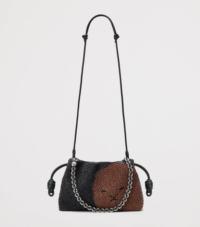 Loewe medium beaded lion flamenco clutch bag, UK version