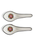 Wedgwood Florentine Turquoise soup spoons (British brand)